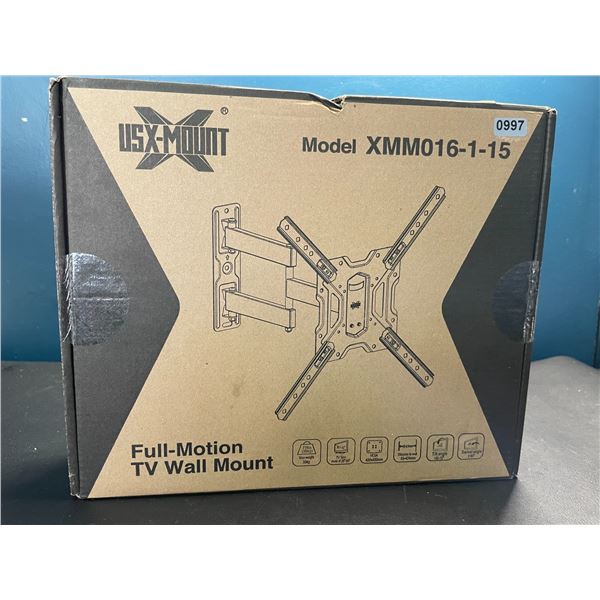 Lot of 1 Full-Motion TV Wall Mount - For 26-55inch TV's - New Sealed!