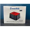 Image 1 : Lot of 1 Wavlink USB 3.0 Dual Docking Station