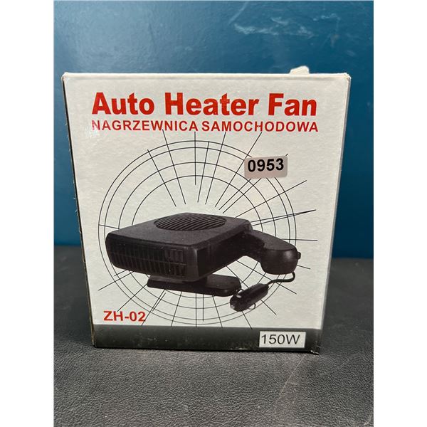 Lot of 1 12V Auto Heater and Fan