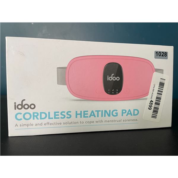 Lot of 1 Idoo Cordless Heating Pad for Period Cramps - Menstrual Heat Belt w/ Vibration