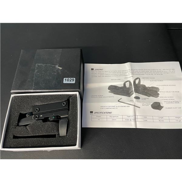 Lot of 1 4X Scope Red Dot Sight Attachment