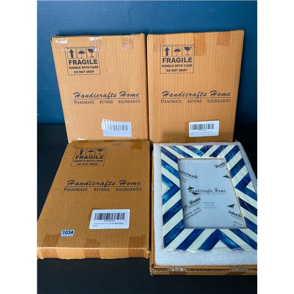 Lot of 4 Handicrafts Home 4x6inch Photo Frames - Brand New