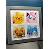 Image 3 : Lot of 2 Pokemon Framed Art Pieces - Featuring Assorted Famous Pokemon!