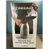 Image 1 : Lot of 1 Cresimo Stainless Steel Thermal Coffee Carafe - 2L (68oz) - Brand New!
