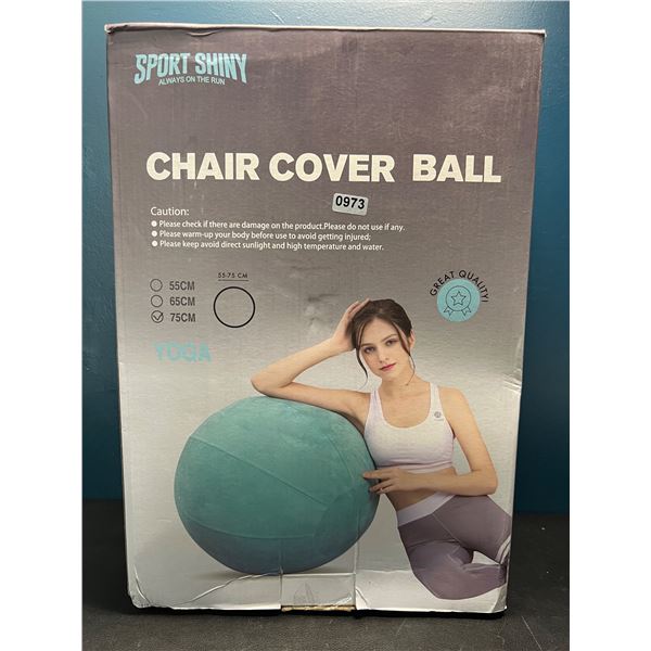 Lot of 1 75CM Beige Premium Exercise Balance Ball