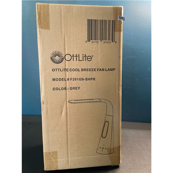 Lot of 1 OttLite Cool Breese Fan Lamp - Brand New!