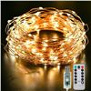 Image 1 : Lot of 4 Boxes of String Fairy Lights/Twinkle Lights - Indoor/Outdoor Use - 66FT Long Length Each
