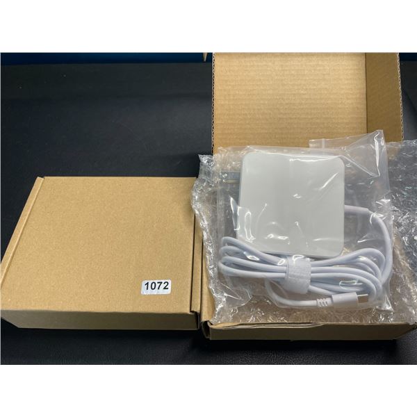 Lot of 2 USB-C 61W Fast Chargers for Macbook, Samsung, etc. - Brand New!