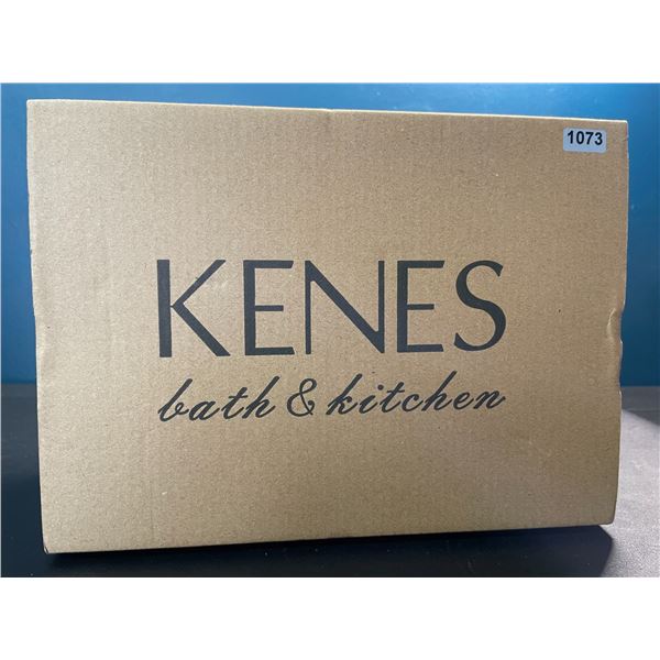 Lot of 1 Kenes Two-Handle Bathroom Sink Faucet - Gold - BRAND NEW!