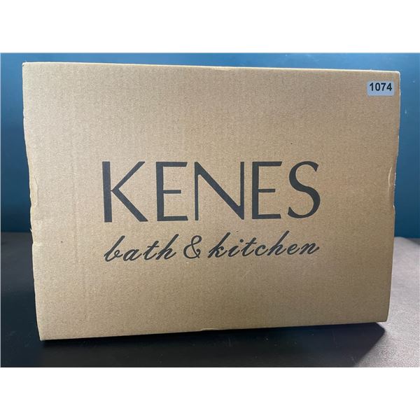 Lot of 1 Kenes Two-Handle Bathroom Sink Faucet - Gold - BRAND NEW!
