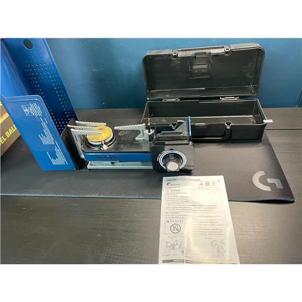 Lot of 1 Maxsun Camp Stove Compact Butane Stove with Carrying Case - Used