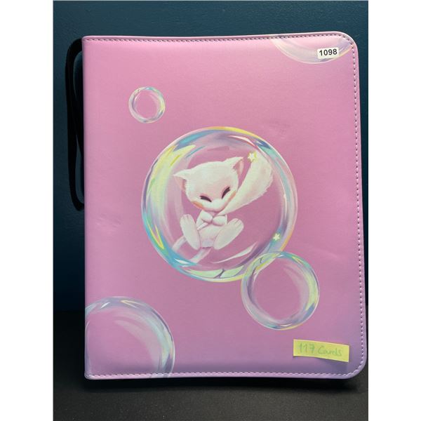 Lot of 1 Binder of Authentic Pokemon Trading Cards - 117 Cards Included