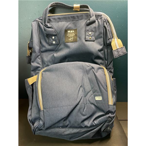Lot of 1 Backpack-Style Diaper Bag - Navy Blue - Brand New!