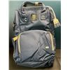 Image 1 : Lot of 1 Backpack-Style Diaper Bag - Navy Blue - Brand New!