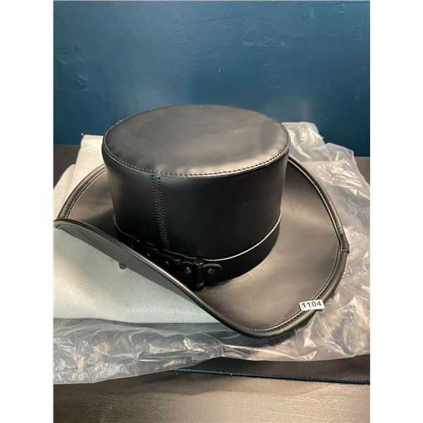 Lot of 1 Cosplay/Steampunk Style Leather Hat - Brand New!