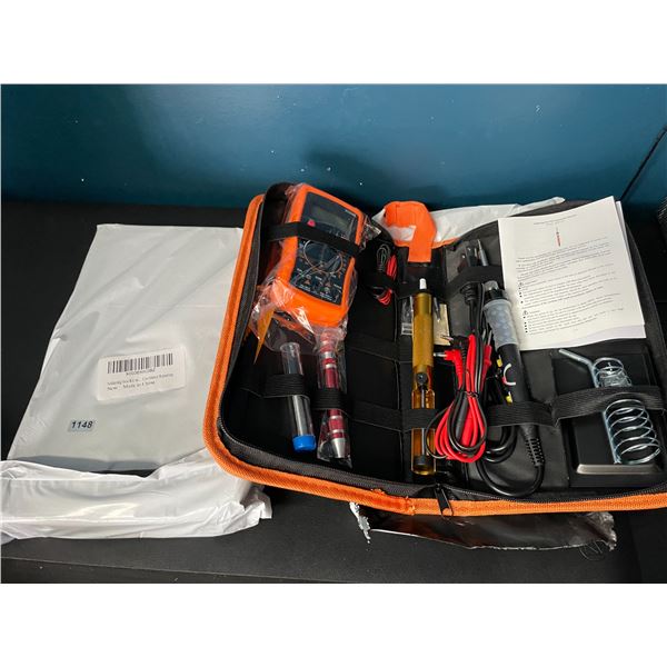 Lot of 2 Soldering Iron Kits with Volt Meter - Brand New!
