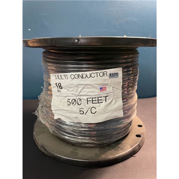 Lot of 1 500FT Roll of Multi Connector Sold Copper Wire