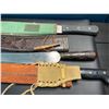 Image 2 : Lot of 3 Assorted Machetes/Sword Style Knives - Used