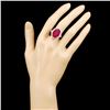 Image 4 : 10.32ct Ruby & 2.40ctw Diamond Ring in 14K Gold
