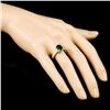 Image 3 : 1.85ct Tourmaline & 0.40ct Diam Ring in 14K Gold