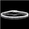 Image 2 : 8ct Diamond Bracelet in 18k White Gold