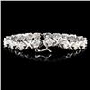Image 1 : Fancy Diamond Bracelet: 14K Gold, 5.00ctw