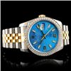 Image 3 : 36MM Rolex DateJust Watch Diamond Watch 18K YG/SS