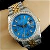 Image 4 : 36MM Rolex DateJust Watch Diamond Watch 18K YG/SS