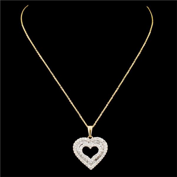 0.75ctw Diamond Pendant in 14K Gold