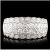 Image 2 : 1.05ctw Diamond Ring in 14K White Gold