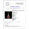 Image 4 : 3.89ct Ruby & 0.75ct Diam Pendant in 14K Gold