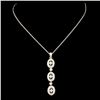 Image 2 : 0.73ctw Diamond Pendant in 14K Gold