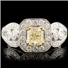 Image 2 : 1.51ctw Fancy Diamond Ring in 18K Gold