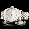 Image 7 : Diamond SS 36mm Rolex DateJust Watch