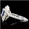 Image 5 : 18K Gold Ring w/ 2.19ct Sapphire & 0.86ctw Diam