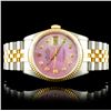 Image 2 : 36MM Rolex Diamond DateJust YG/SS Watch