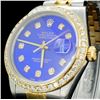 Image 1 : 36MM Rolex Diamond YG/SS DateJust Watch