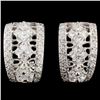 Image 2 : 1.75ctw Diamond Earrings in 18K Gold