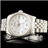 Image 1 : Diamond SS 36mm Rolex DateJust Watch