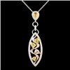 Image 2 : 18K Gold Pendant with 1.81ctw Diamonds