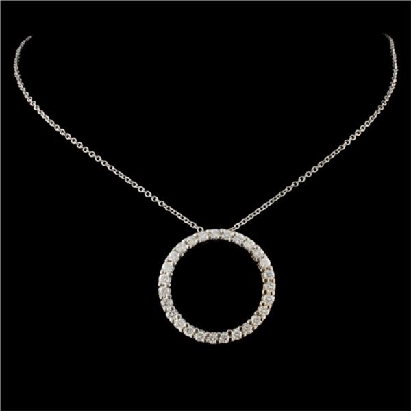 0.73ctw Diamond Pendant in 14K Gold