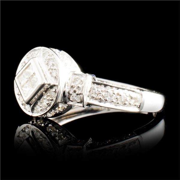 18K Gold Ring with 0.75ctw Diamonds