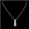 Image 1 : 0.44ctw Diamond Pendant in 14K Gold