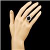 Image 4 : 6.92ct Sapphire & 0.75ctw Diam Ring in 14K Gold