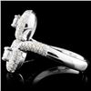 Image 3 : 1.19ctw Diamond Ring in 14K White Gold