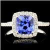 Image 2 : 1.61ct Tanzanite & 0.42ctw Diam Ring in 14K Gold