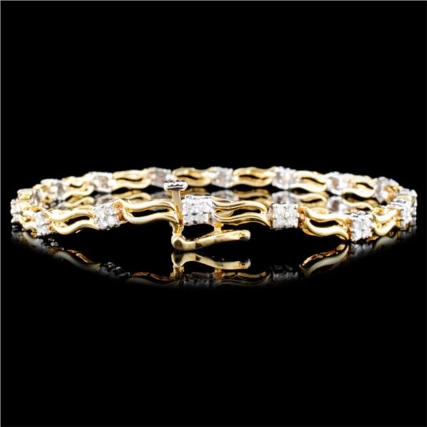 1.00ctw Diamond Bracelet in 14K Gold