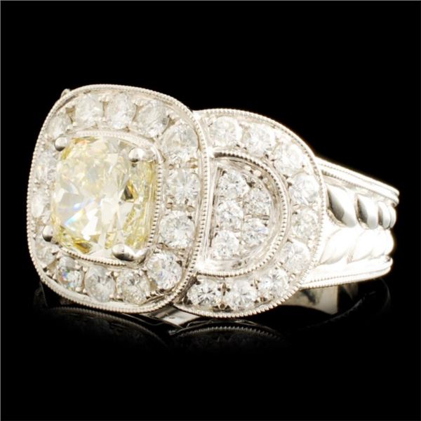 18K Gold Ring with 3.43ctw Diamonds