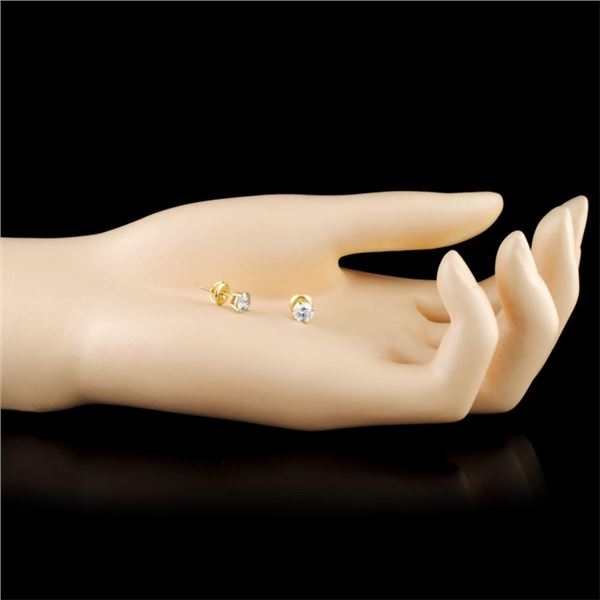 1.12ctw Diamond Earrings in 14K Gold