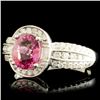 Image 1 : 18K Gold Spinel 1.69ct & Diamond Ring 0.47ctw